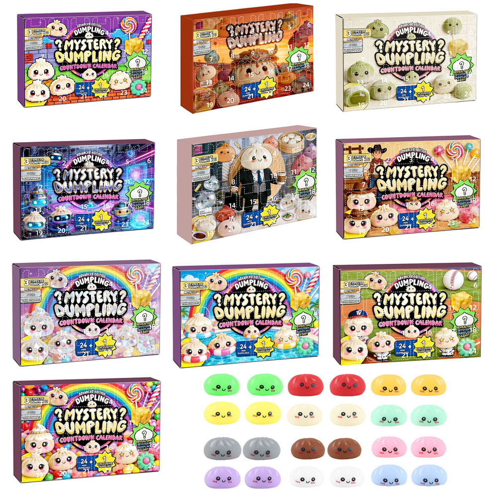 Party Games Children - Surprise Dumpling Blind Box Countdown Calendar