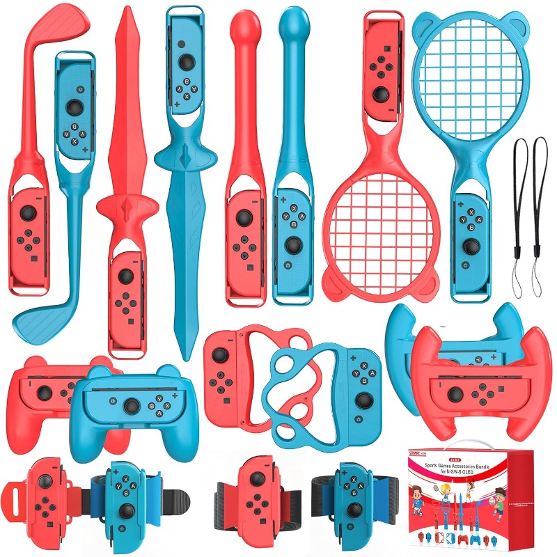 Party Games Switch 1 - For Switch 2 Sports Accessories Bundle