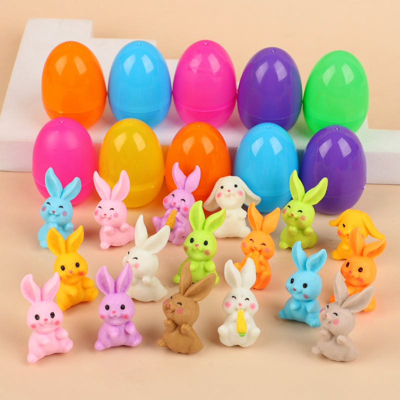 24Pcs Easter Egg With Rabbit F - Party Games No Supplies 评论和价格
