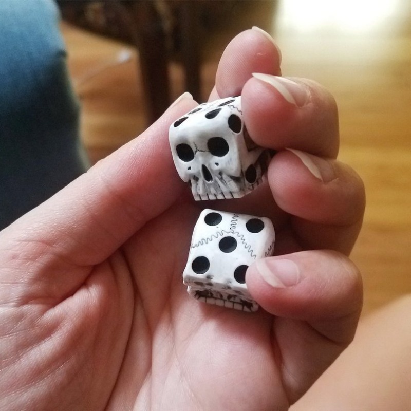 5/10pcs Skeleton Dice Magic Sc - Party Games No Supplies 评论和价格