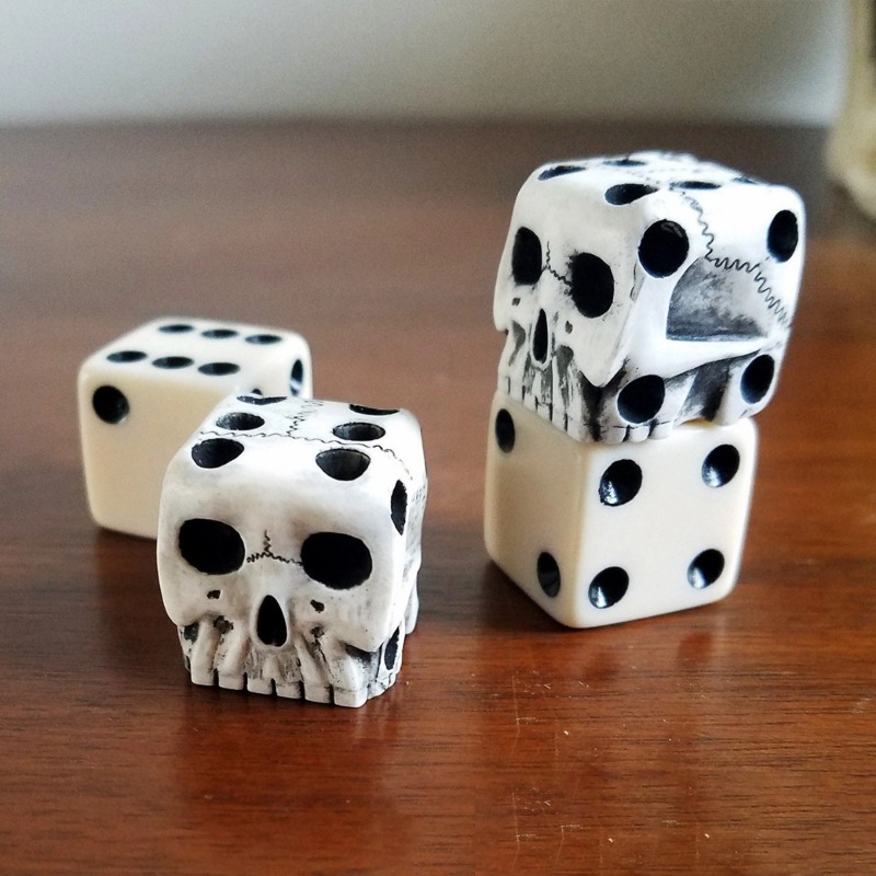 5/10pcs Skeleton Dice Magic Sc - Party Games No Supplies 评论和价格