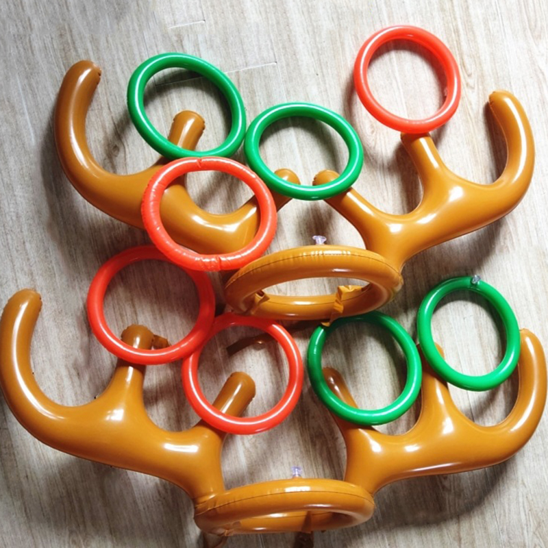 1set Inflatable Reindeer Antle - Party Games No Supplies 评论和价格