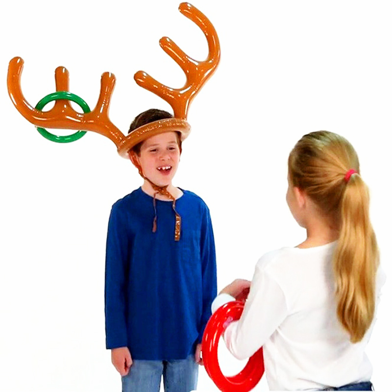 1set Inflatable Reindeer Antle - Party Games No Supplies 评论和价格