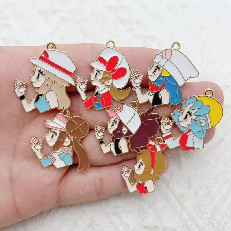 10pcs Cartoon Girl Drip Oil Al - Party Games Birthday 评论和价格