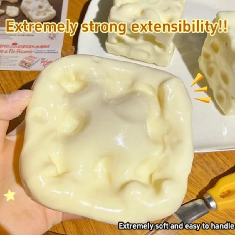 Taba Squishy Cheese Cube Stres - Party Games Children 评论和价格
