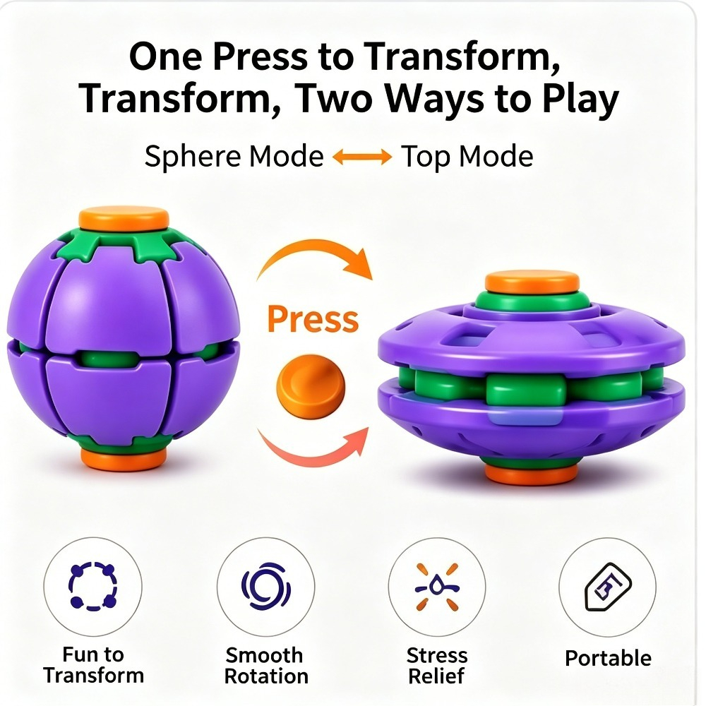 Transforming Fidget Spinner Ba - Party Games Children 评论和价格