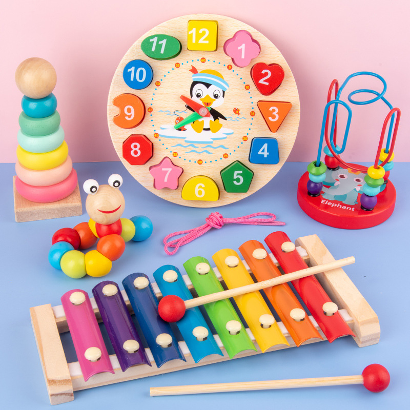Montessori Baby Toys Kids 3D W - Party Games Kids Birthday 评论和价格