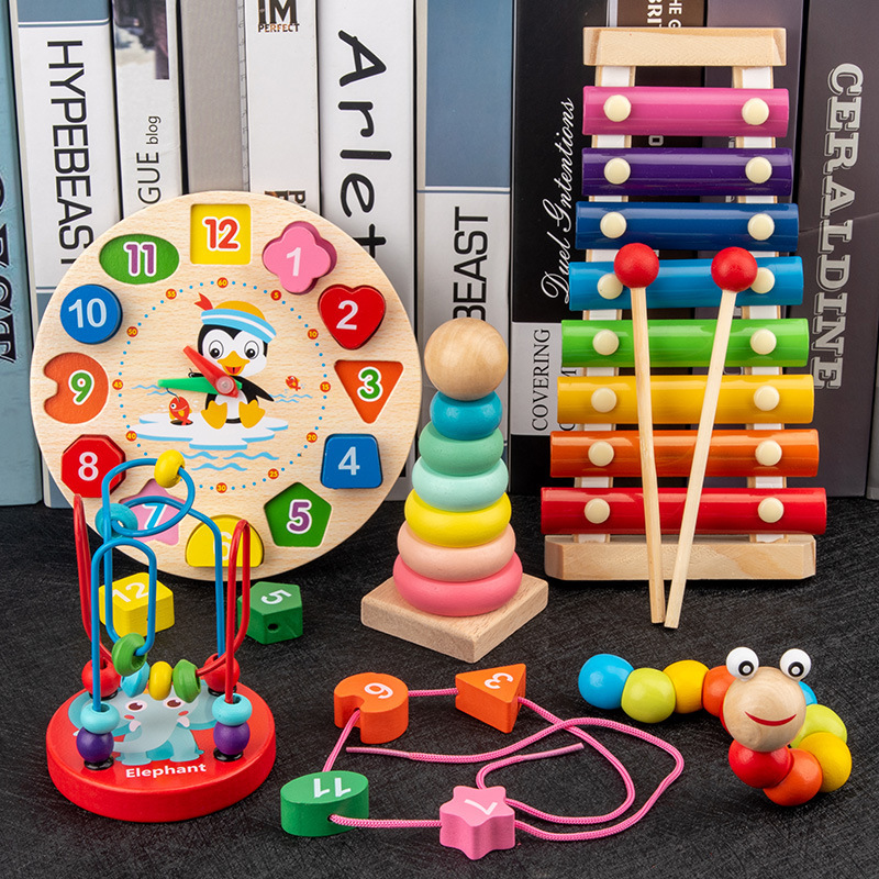 Montessori Baby Toys Kids 3D W - Party Games Kids Birthday 评论和价格