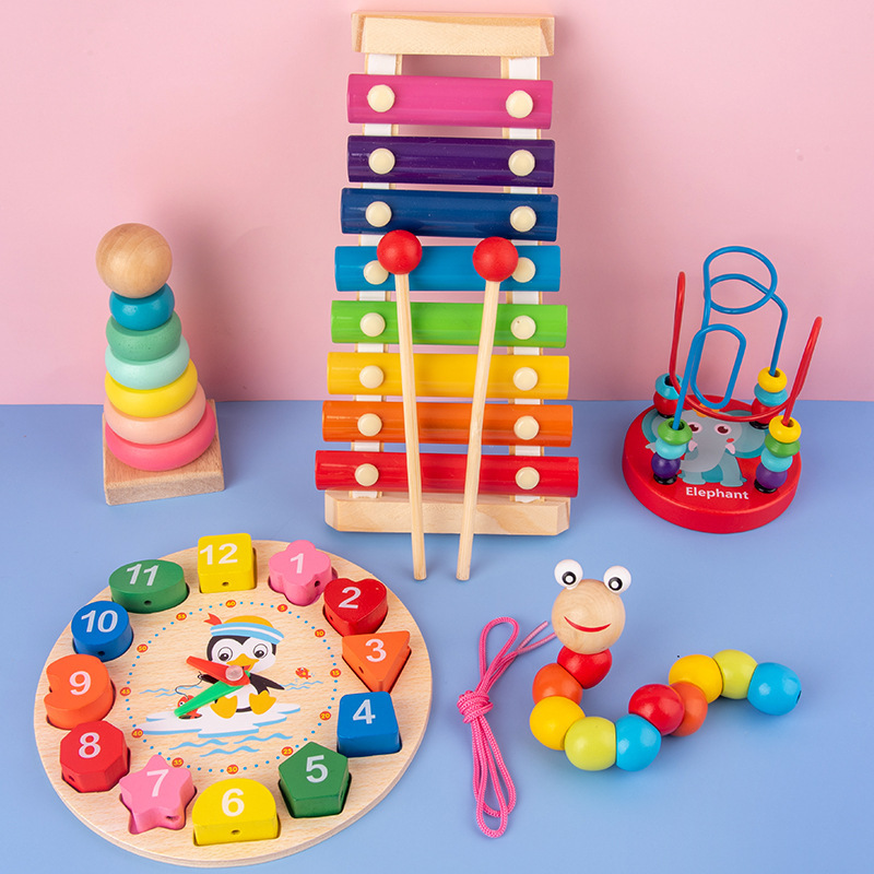Montessori Baby Toys Kids 3D W - Party Games Kids Birthday 评论和价格