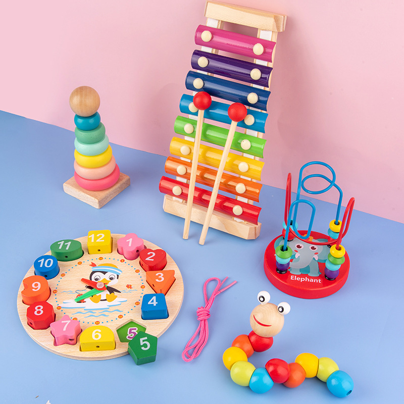 Montessori Baby Toys Kids 3D W - Party Games Kids Birthday 评论和价格