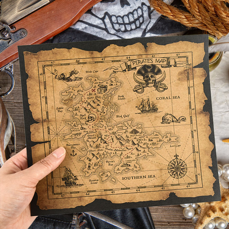 Pirate Adventure Treasure Hunt - Party Games No Supplies 评论和价格