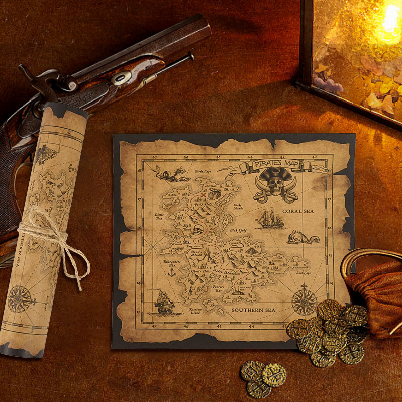 Pirate Adventure Treasure Hunt - Party Games No Supplies 评论和价格