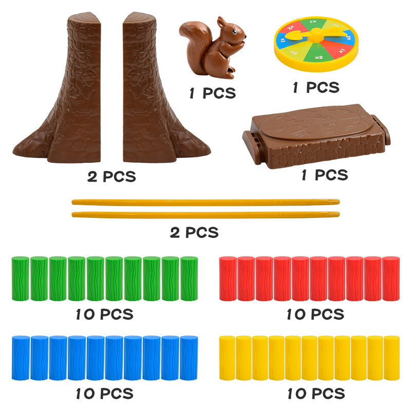 Squirrel Push Log Balance Boar - Party Games Quiz 评论和价格