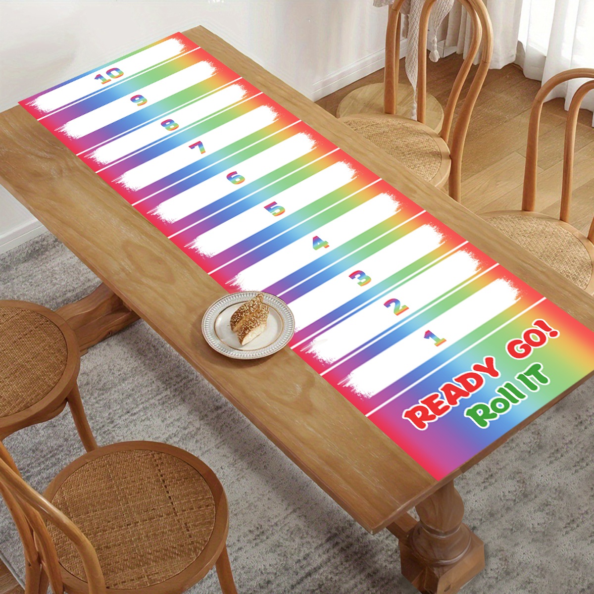 1pc Rainbow Scroll Scoring Gam - Party Games No Supplies 评论和价格