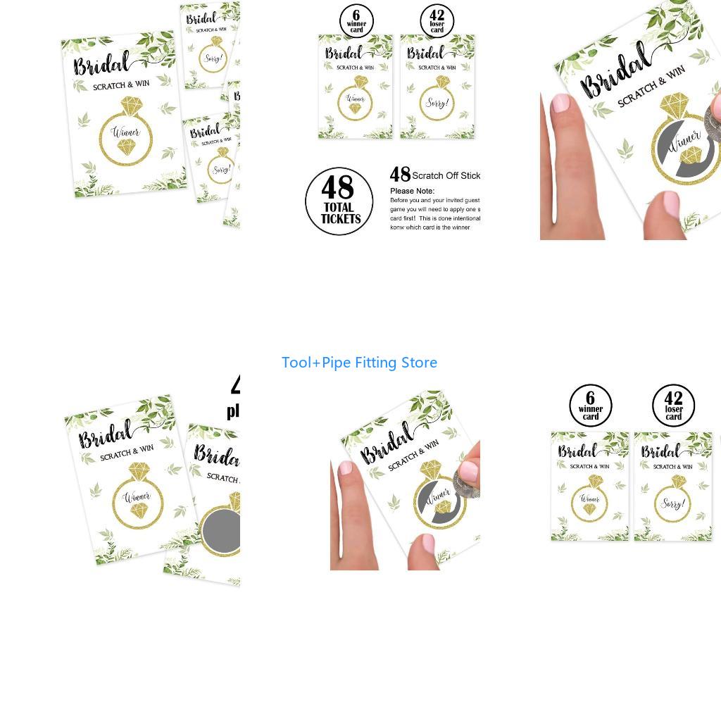 F92B Bridal Shower Scratch Off - Party Games Bridal Shower 评论和价格