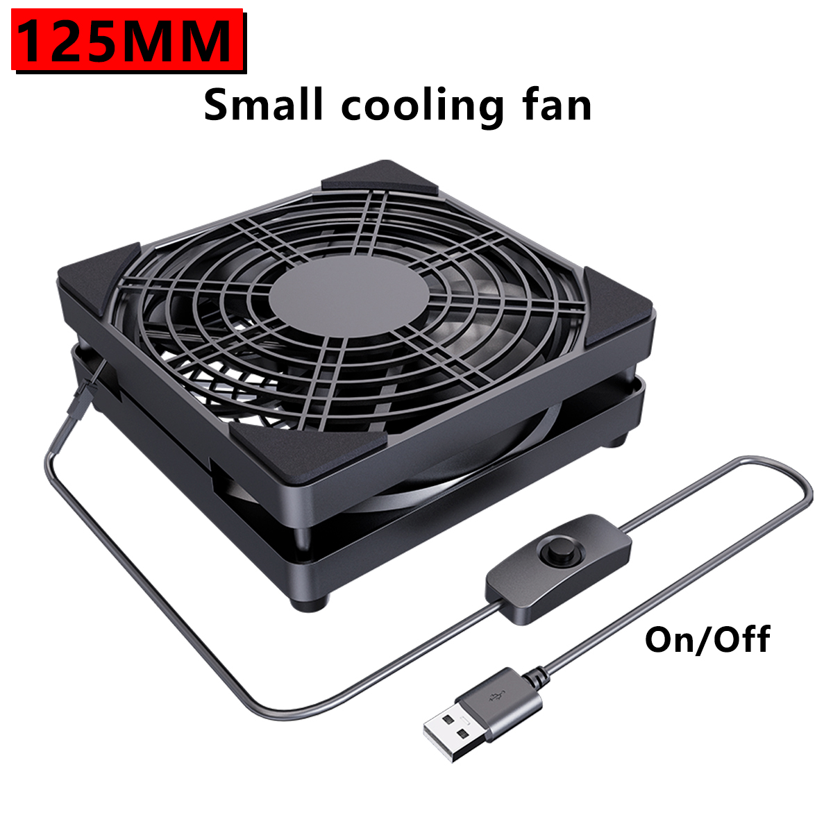 125mm USB Cooling Fan With On/ - Party Games On Switch 评论和价格