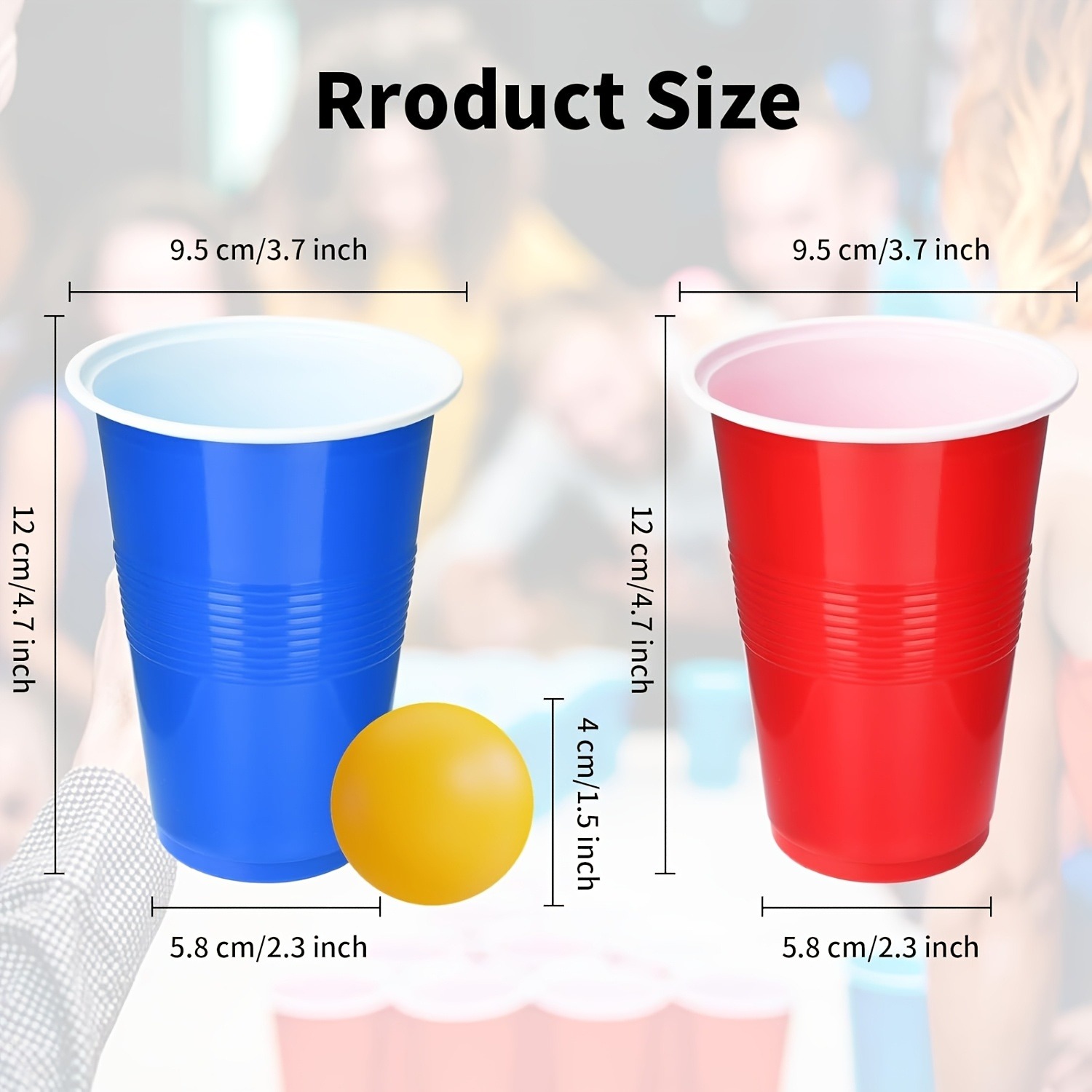 YANBIGUO Beer Pong Game Set 24 - Party Games Jenga 评论和价格