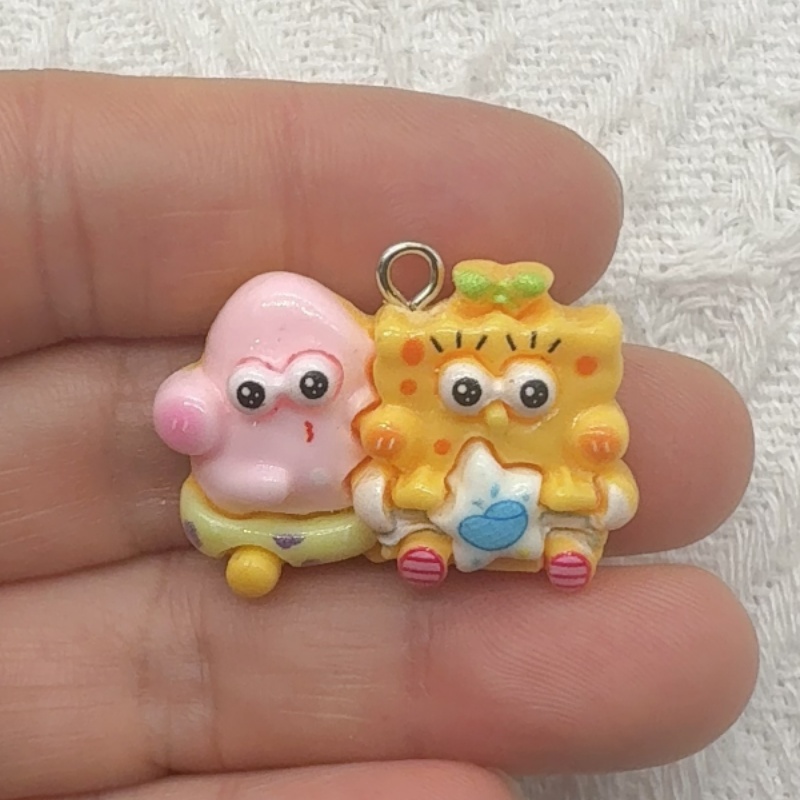 10pcs cartoon resin pendant, D - Party Games Birthday 评论和价格