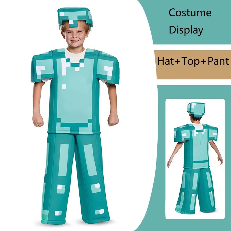 NEW Kids Cosplay Diamond Armor - Party Games Children 评论和价格
