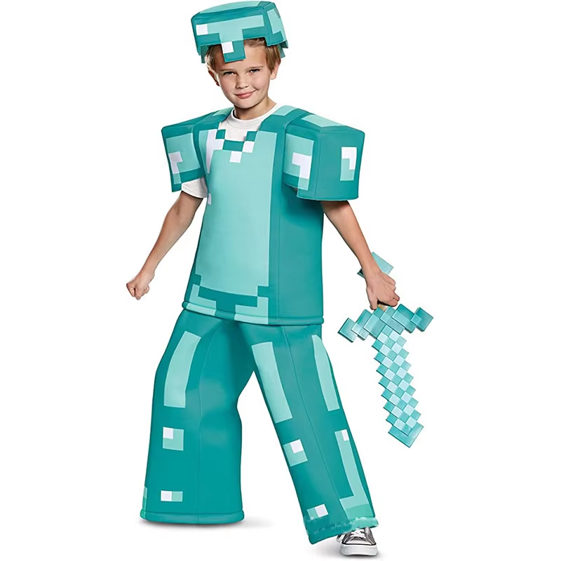 NEW Kids Cosplay Diamond Armor - Party Games Children 评论和价格
